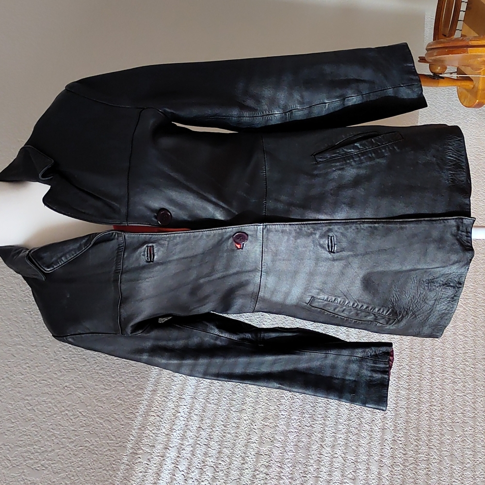 Mill Valley Sheepskin and Leather Jacket, Size 8